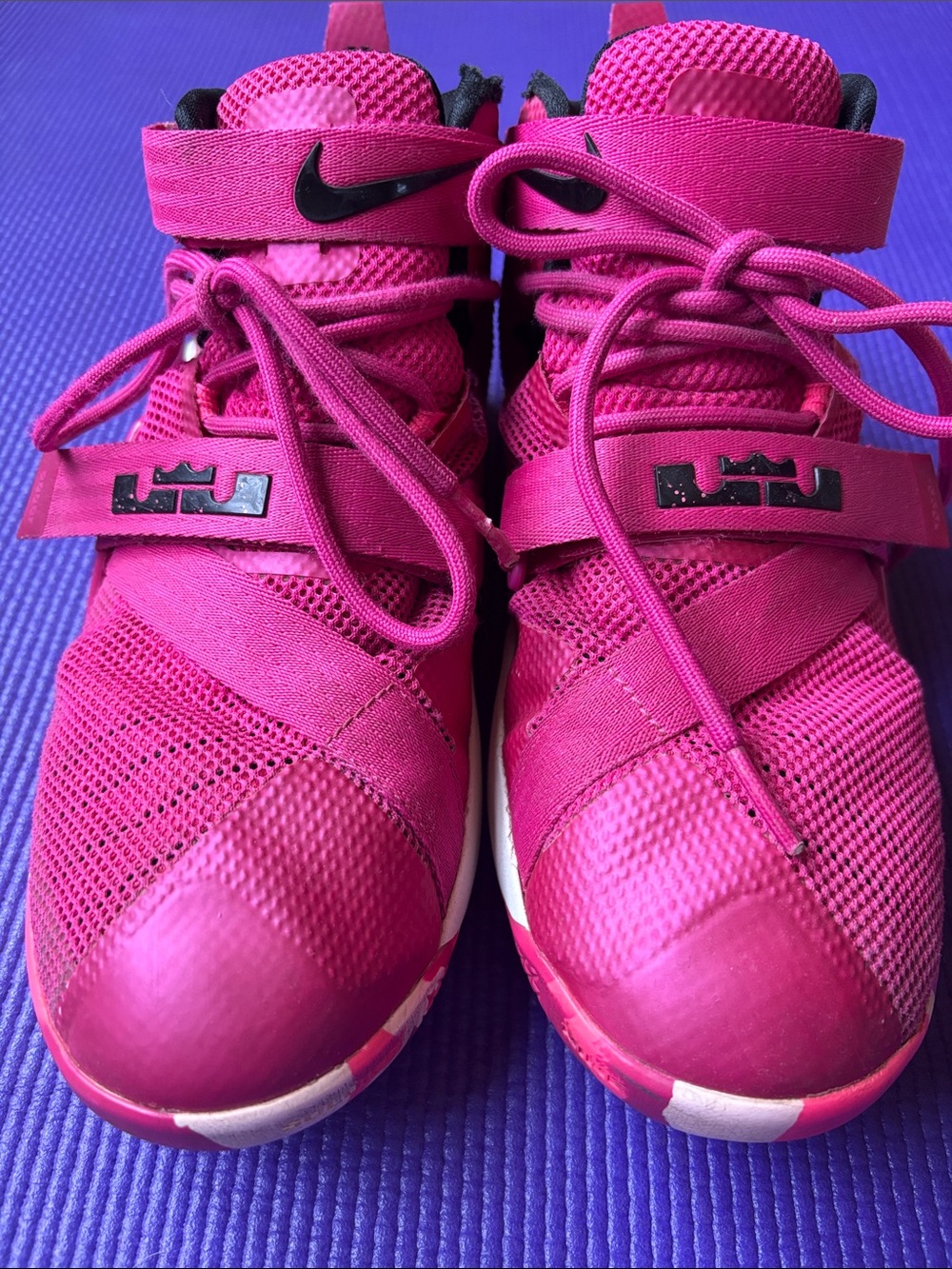 Nike Hot Pink LeBron Soldier Men's Basketball Shoes